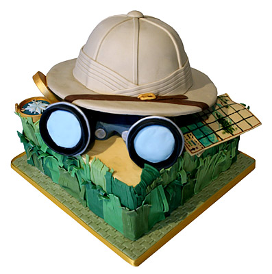 Safari Birthday Cake - The Sugar Syndicate Chicago