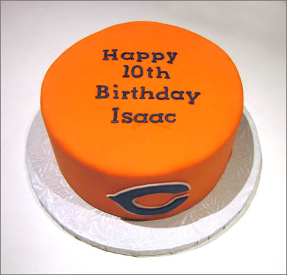 Childrens Birthday Cakes on Cakes  Specialty Cakes  Wedding Cakes   Chicago Bears Birthday Cake