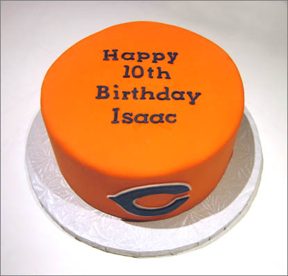 Chicago Bears Birthday Cake - The Sugar Syndicate Chicago