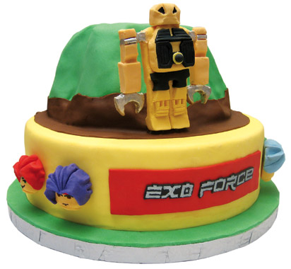 Exo Force Lego Birthday Cake - The Sugar Syndicate Chicago
