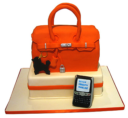 Purse Birthday Cake - The Sugar Syndicate Chicago