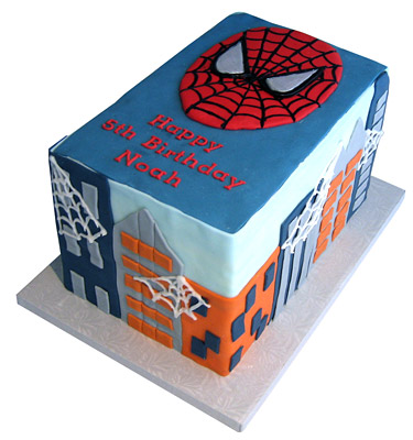 Spiderman Birthday Cake - The Sugar Syndicate Chicago