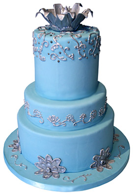 Winter Wedding Cake - The Sugar Syndicate Chicago